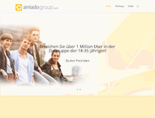 Tablet Screenshot of amiadogroup.com